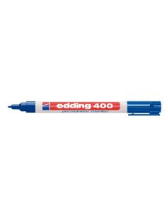 Rotulador Edding Marcador Permanente 400 Azul Punta Redonda 1 Mm Recargable 2