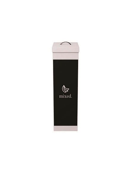 Contenedor Papelera Reciclaje Paperflow Con Tapa Poliestireno Para Residuos Organicos 60 L 76X36,3X26,3