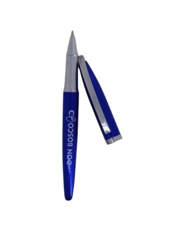 Boligrafo Metalico Azul C/Tapon Don Bosco