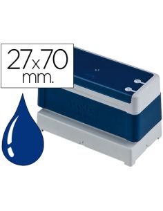 Sello Automatico Brother 27 Mm X 70 Mm Azul