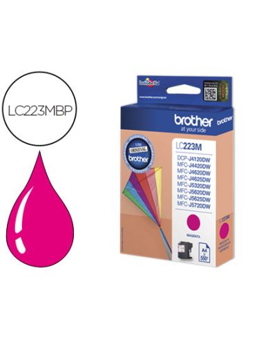 Ink-Jet Brother Lc-223Cbp Magenta Dcp4120Dw Mfcj4420Dw Mfcj4620Dw Mfcj5320Dw 550 Pag