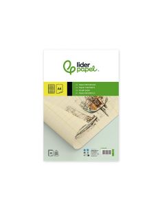Bloc Papel Milimetrado Liderpapel Encolado 210X297 Mm 50 Hojas 80G/M2 2