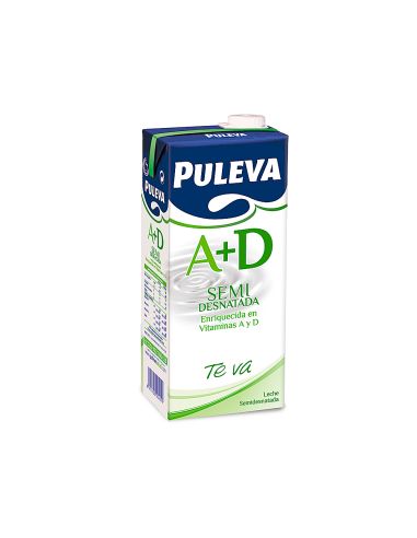 Leche Puleva Semidesnatada Brik De 1 Litro