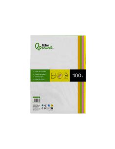 Papel Color Liderpapel Din A4 75 Gr Neon 4 Colores Surtidos Paquete De 100 Hojas 2