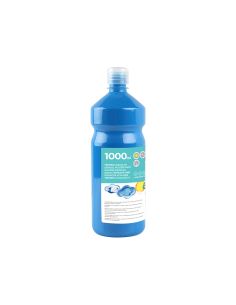 Tempera Liquida Liderpapel Escolar 1000 Ml Azul 2