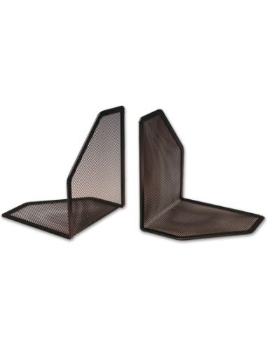 Apoyalibros Metalico Q-Connect Kf00857 Rejilla Negro Juego 170X140X135 Mm