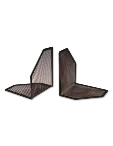Apoyalibros Metalico Q-Connect Kf00857 Rejilla Negro Juego 170X140X135 Mm