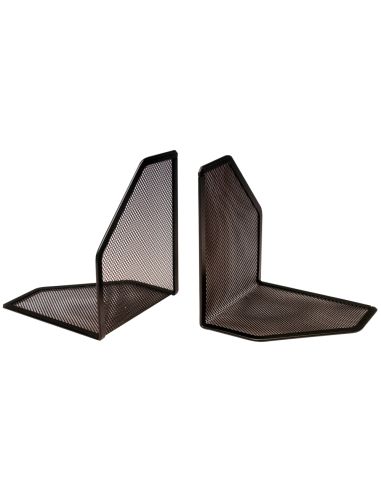 Apoyalibros Metalico Q-Connect Kf00857 Rejilla Negro Juego 170X140X135 Mm