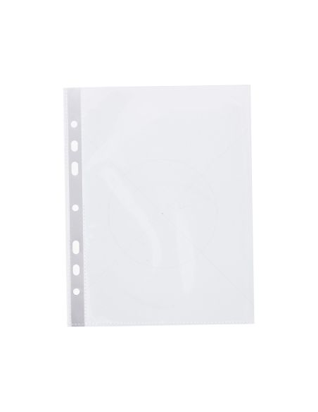 Funda Multitaladro Q-Connect Din A5 100 Mc Cristal 6 Taladros