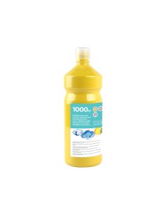 Tempera Liquida Liderpapel Escolar 1000 Ml Amarillo 2
