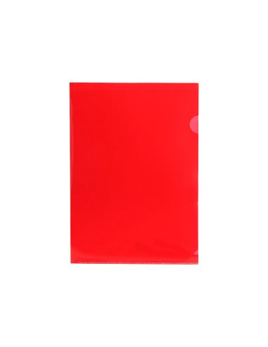 Carpeta Liderpapel Dossier Uñero 44000 Polipropileno Din A4 Roja 20 Hojas