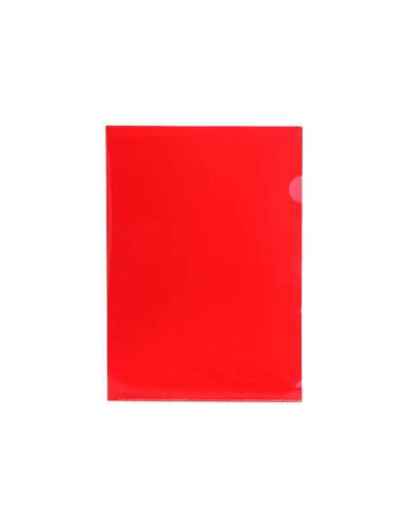 Carpeta Liderpapel Dossier Uñero 44000 Polipropileno Din A4 Roja 20 Hojas