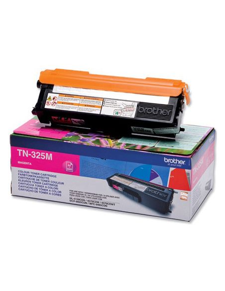 Toner Brother Tn-325M Magenta -3,500Pag- Hl-4140Cn Hl-4150Cdn Hl-4570Cdw Dcp-9055Cdn Dcp-9270Cdw