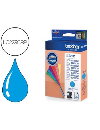 Ink-Jet Brother Lc-223Cbp Cian Dcp4120Dw Mfcj4420Dw Mfcj4620Dw Mfcj5320Dw 550 Pag
