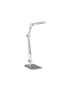 Lampara De Escritorio Q-Connect Led 9W 550 Lm Tactil 3 Niveles Color Brazo Y Base Oscilantes Plateado 2