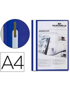 Carpeta Duraplus Din A4 Con Fastener Azul Durable