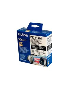 Etiqueta Adhesiva Brother Dk11204 -Tamaño 17X54 Mm Para Impresoras De Etiquetas Ql -400 Etiquetas- 2