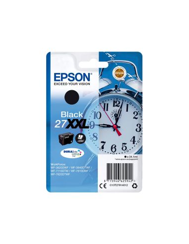 Ink-Jet Epson 27Xxl Wf3620 / 3640 / 7110 / 7610 / 7620 Negro 2.200 Pag