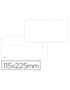 Sobre Liderpapel Blanco 115X225 Mm Solapa Tira De Silicona Papel Reciclado 90 Gr Caja De 500 Unidades