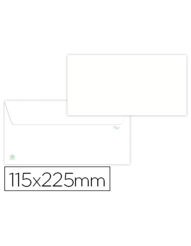 Sobre Liderpapel Blanco 115X225 Mm Solapa Tira De Silicona Papel Reciclado 90 Gr Caja De 500 Unidades