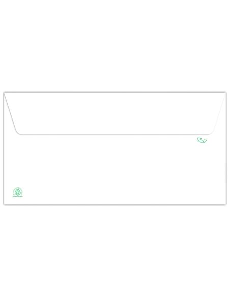 Sobre Liderpapel Blanco 115X225 Mm Solapa Tira De Silicona Papel Reciclado 90 Gr Caja De 500 Unidades