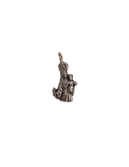 Medalla Silueta  Metal María Axiliadora 15Mm C/Anilla
