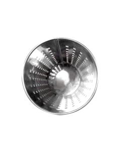 Papelera Metalica Q-Connect Perforada Cromada 250X325 Mm 2