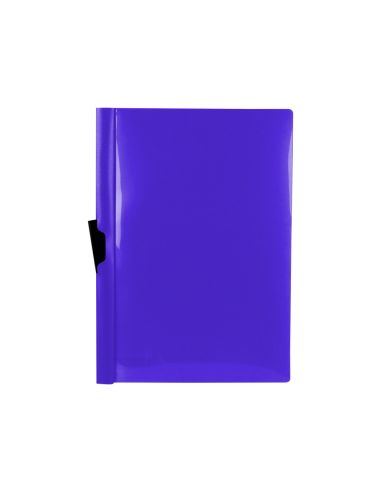 Carpeta Liderpapel Dossier Pinza Lateral 45322 Polipropileno Din A4 Azul 60 Hojas Pinza Deslizante