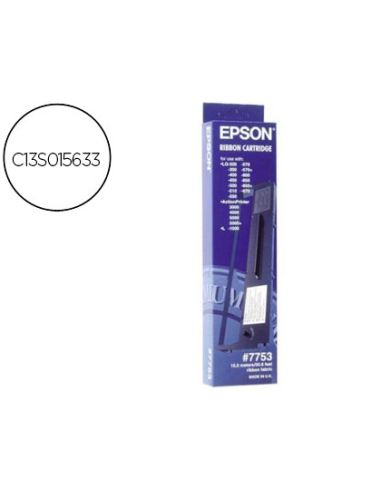 Cinta Impresora Epson Lq-200 300 300C 300+Ii 500 550570 570+ 580 800 850 870 1500 Negra (7753)
