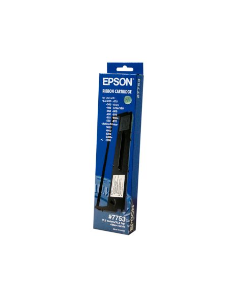 Cinta Impresora Epson Lq-200 300 300C 300+Ii 500 550570 570+ 580 800 850 870 1500 Negra (7753)