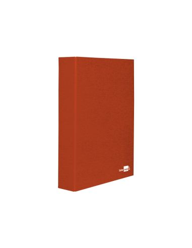 Carpeta De 4 Anillas 40Mm Mixtas Liderpapel Folio Carton Forrado Paper Coat Color Rojo