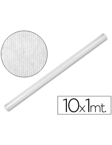 Papel Kraft Liderpapel Blanco Rollo 10X1 Mt