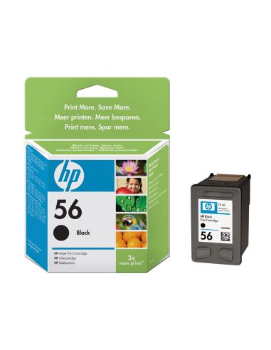 Ink-Jet Hp N.56 Negro Dj 450 5550 5152 5500 5600 5650 5800 5850 9650 9670 9680 Ps Serie 7000 7260 Psc1110 1310 1315