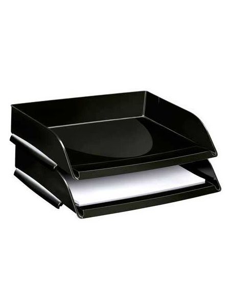 Bandeja Sobremesa Cep Plastico Apaisada Negro 351X260X69 Mm