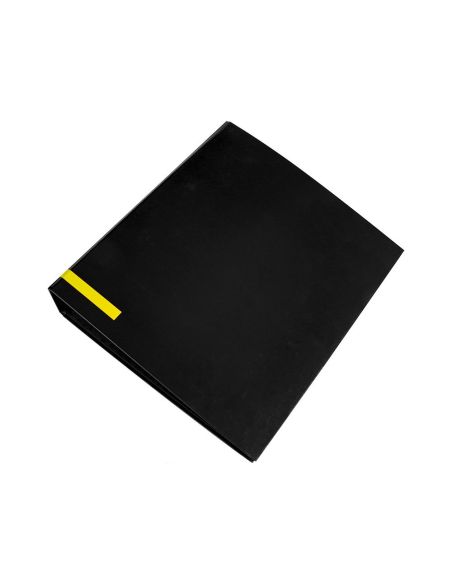 Archivador De Palanca Liderpapel A4 Color System Forrado Sin Rado Lomo 80Mm Negro Compresor Metalico|Libreriasalesiana