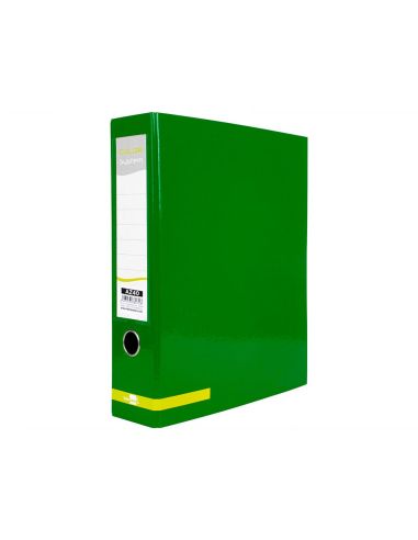 Archivador De Palanca Liderpapel A4 Color System Forrado Sin Rado Lomo 80Mm Verde Compresor Metalico|Libreriasalesiana