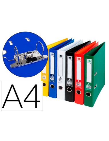 Archivador De Palanca Liderpapel A4 Documenta Forrado Pvc Con Rado Lomo 52 Mm Colores Surtidos Classic|Libreriasalesiana