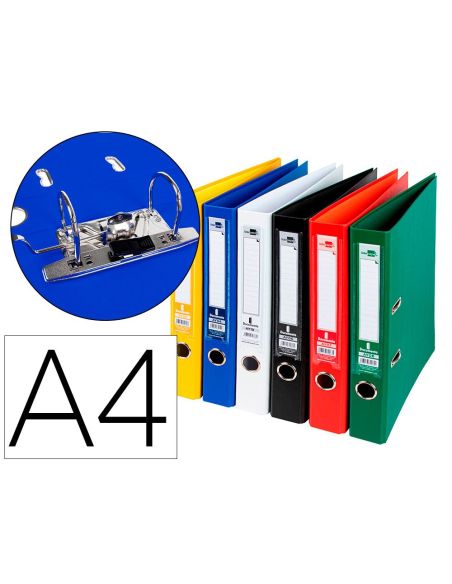 Archivador De Palanca Liderpapel A4 Documenta Forrado Pvc Con Rado Lomo 52 Mm Colores Surtidos Classic|Libreriasalesiana