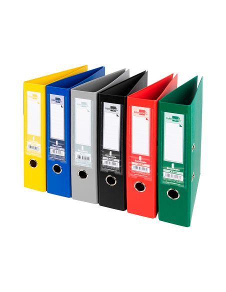Archivador De Palanca Liderpapel A4 Documenta Forrado Pvc Con Rado Lomo 75 Mm Colores Surtidos Classic
