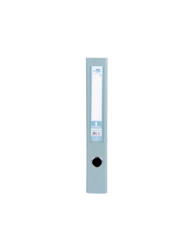 Archivador De Palanca Liderpapel Folio Documenta Forrado Pvc Con Rado Lomo 52 Mm Gris Compresor Metalico