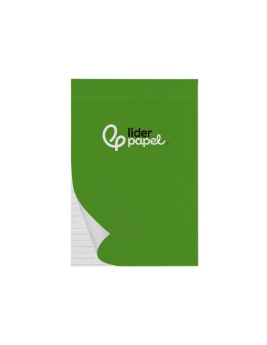 Bloc Notas Liderpapel Horizontal A5 80 Hojas 60G/M2 Perforado