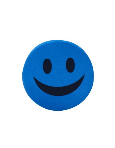 Borrador Liderpapel Pizarra Blanca Redondo 5 Cm Diametro Magnetico Cara Smiley Colores Surtidos