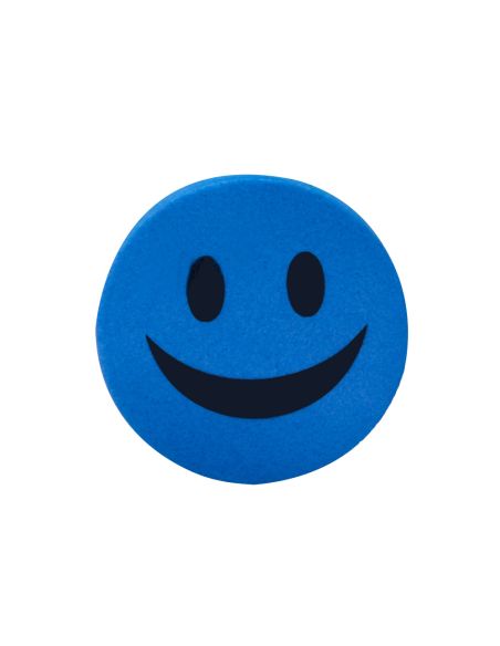 Borrador Liderpapel Pizarra Blanca Redondo 5 Cm Diametro Magnetico Cara Smiley Colores Surtidos
