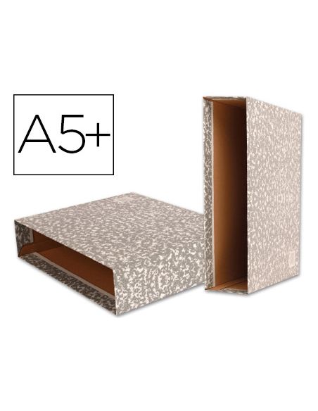 Caja Archivador Liderpapel Classic Red Cuarto Gris
