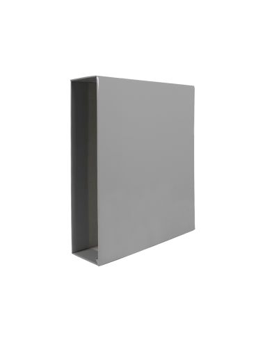 Caja Archivador Liderpapel De Palanca Carton Folio Documenta Lomo 75Mm Color Gris
