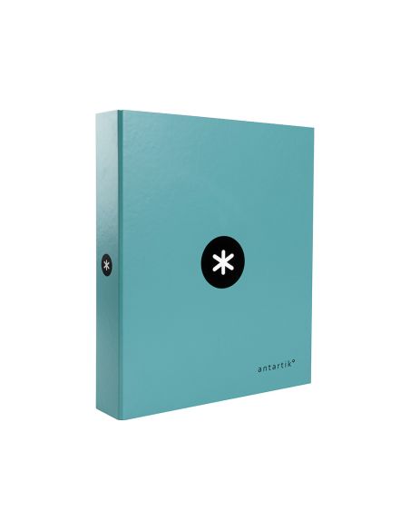 Carpeta 4 Anillas 40 Mm Mixtas Antartik A4 Forrada Color Menta