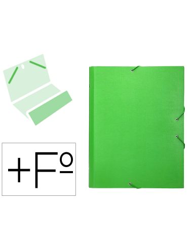 Carpeta Clasificadora Liderpapel 12 Departamentos Folio Prolongado Carton Forrado Verde Claro
