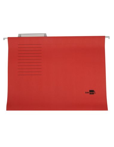 Carpeta Colgante Liderpapel Folio Color Rojo