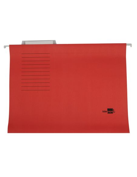 Carpeta Colgante Liderpapel Folio Color Rojo