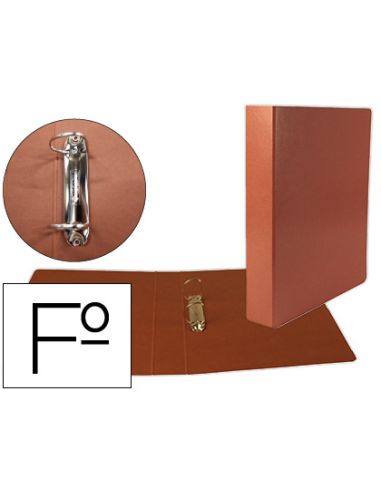 Carpeta De 2 Anillas 40Mm Mixtas Liderpapel Folio Cartoncuero